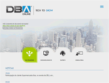 Tablet Screenshot of dbaonline.com.br